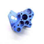 Custom Anodized Aluminum Manifold Block High Pressure Fluid Control Leak Resistant Precision Engineered - CNC Machining Se...