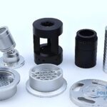 Accurate Lens Holder 0.01mm Concentricity Tolerance Anodized Aluminum 20mm to 75mm ID Range Optical Bench Assembly - CNC M...