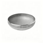 Stainless steel pipe end caps for industrial pipeline connection