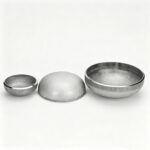 Matte metal stainless steel pipe end caps pipe fitting