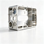 Precision CNC machined enclosure showing tight tolerance structure