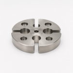Precision counter flange for industrial feedthrough applications