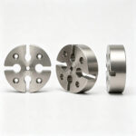 Industrial feedthrough assembly flange with CNC machining